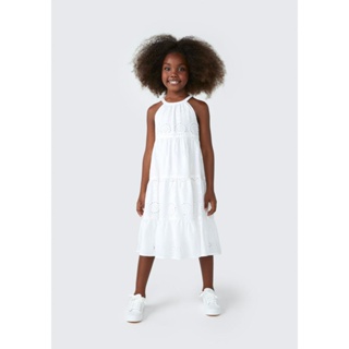 Vestido Midi Infantil Com Gola Alta Hering Kids