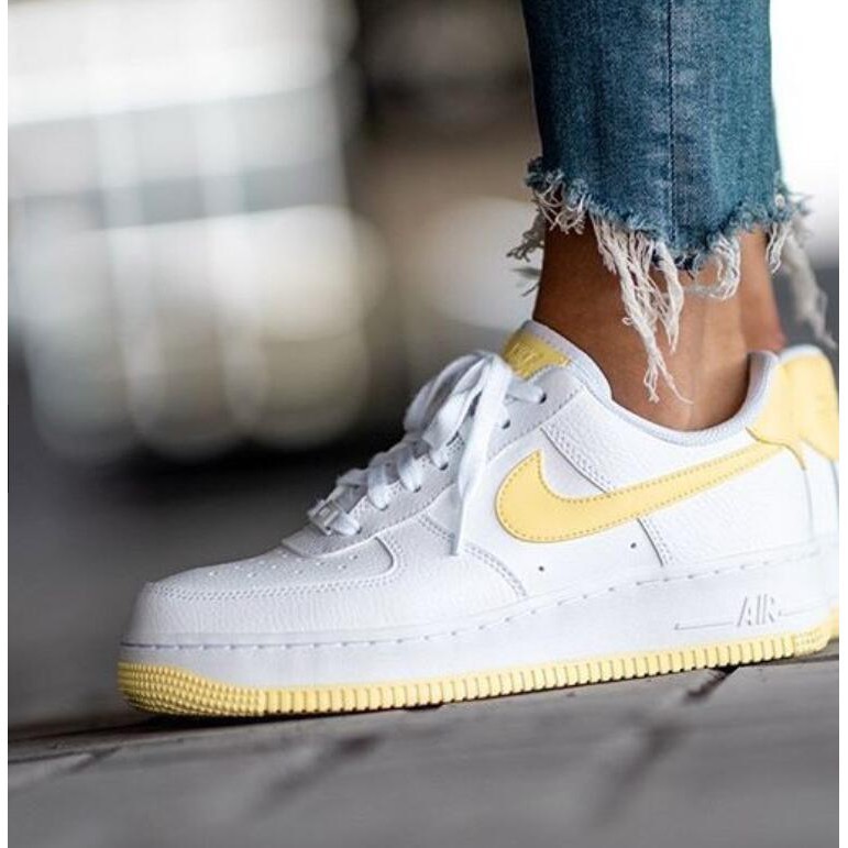 Nike air force store 1 bicycle yellow