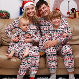 Ano Novo Europeu Americano Pais-Crianças Vestem Família de Primavera Outono Natal Novo Estilo Pais-Crianças Vestem Casa
