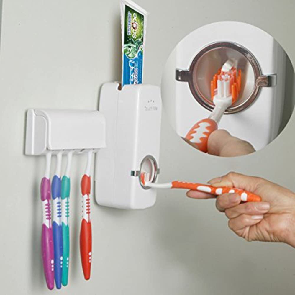 Dispenser Para Creme Dental Fácil Uso Ganhe Espaço