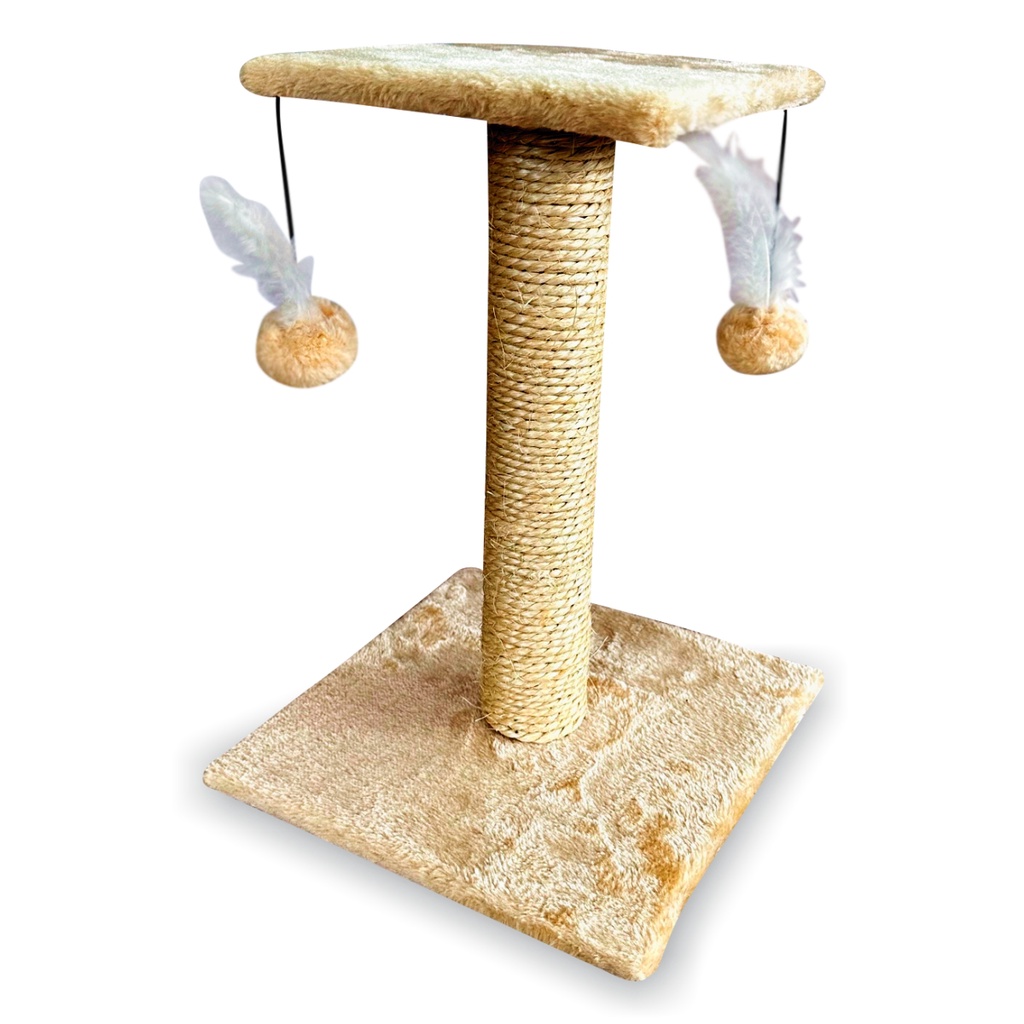 Arranhador Para Gatos Poste Sisal Brinquedo Com Bolinha Pet