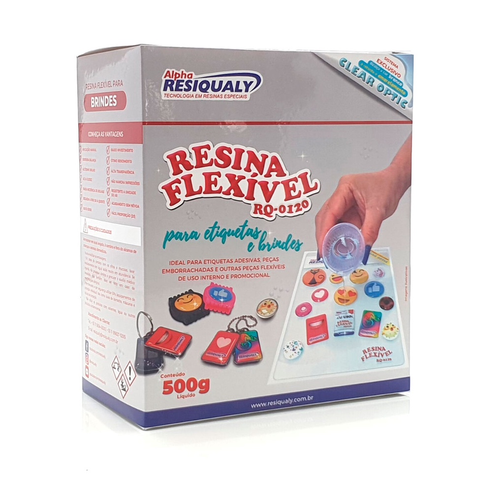 Resina Flexível RQ-0120 com 500g
