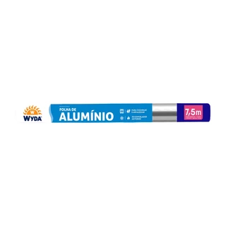 Papel Alumínio 45cm Rolo de 7,5m Wyda em Oferta na Shopee