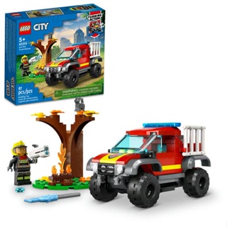 LEGO city resgate com caminhão dos bombeiros x (97 peças)