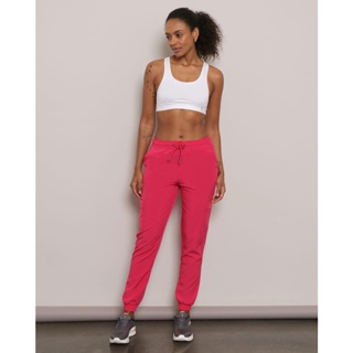 Calça Feminina Fitness Fitter Jogger Bolso Cargo Rosa