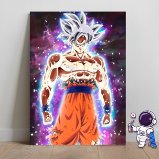 Quadro Metalizado Vegeta Ego Superior Placa Decorativa Brilhante Anime