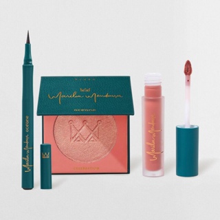 Kit Blush Rose Gold + Batom Líquido Nude + Caneta Delineadora Marília Mendonça By Océane (3 Produtos)