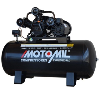 Compressor de Ar Profissional 15 Pés 3,0HP 175 Litros Bivolt