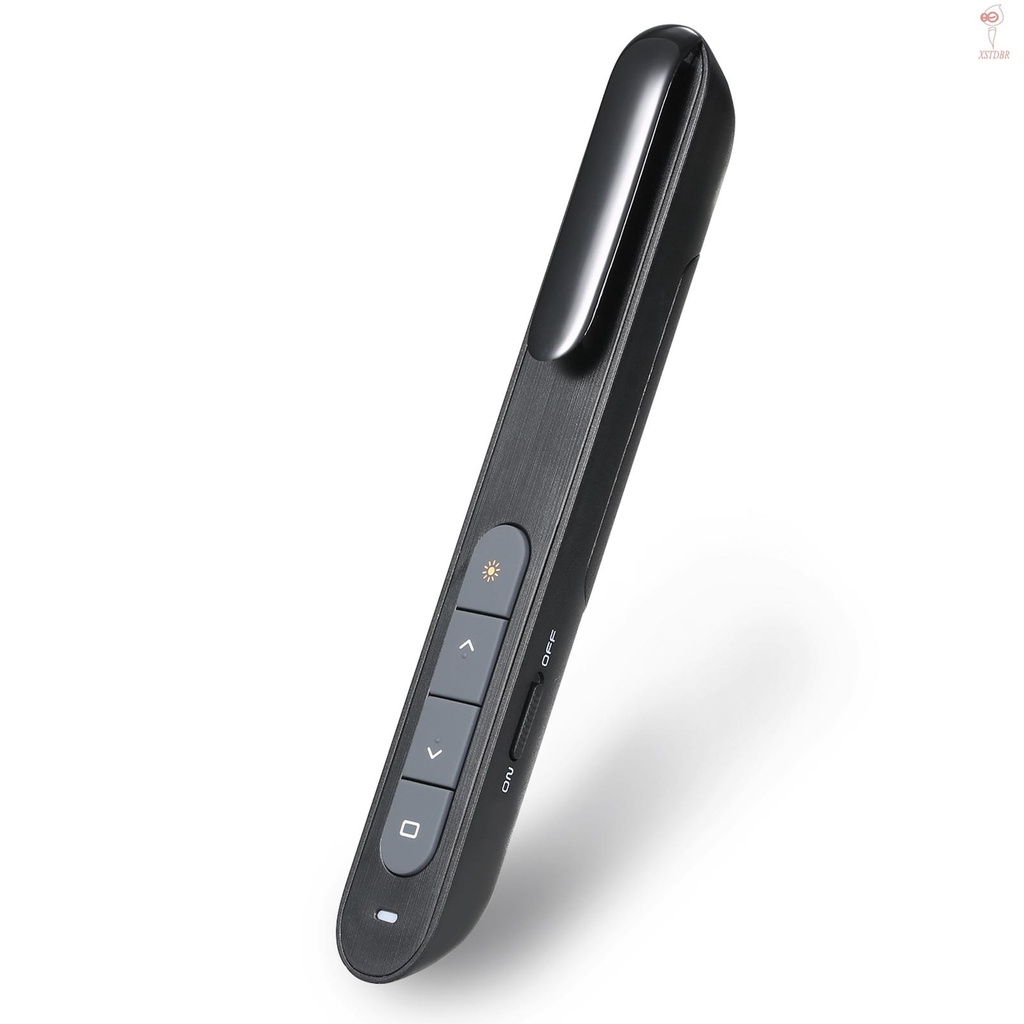 Puntatore Laser Presentatore Wireless Sarini 328FT, Telecomando PPT 2,4 GHz Per PowerPoint, Slide Avanzate E Schermo Intero, Compatibile Con MAC E Linux