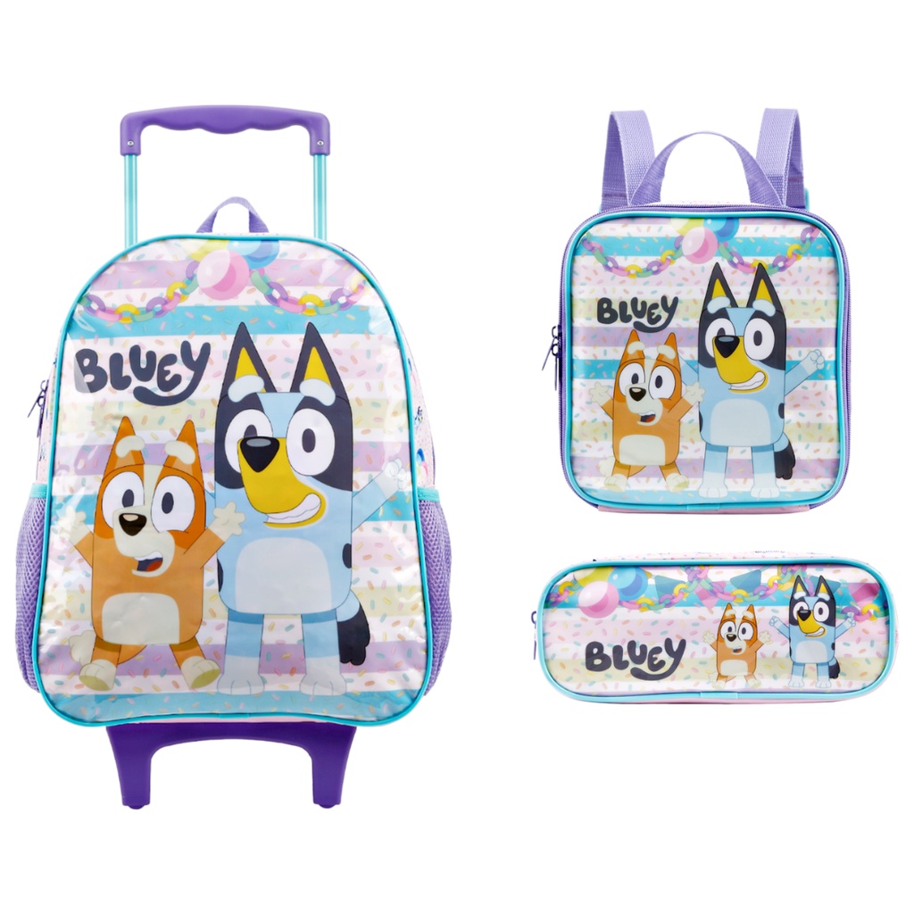 Mochila Bluey y Bingo piscina