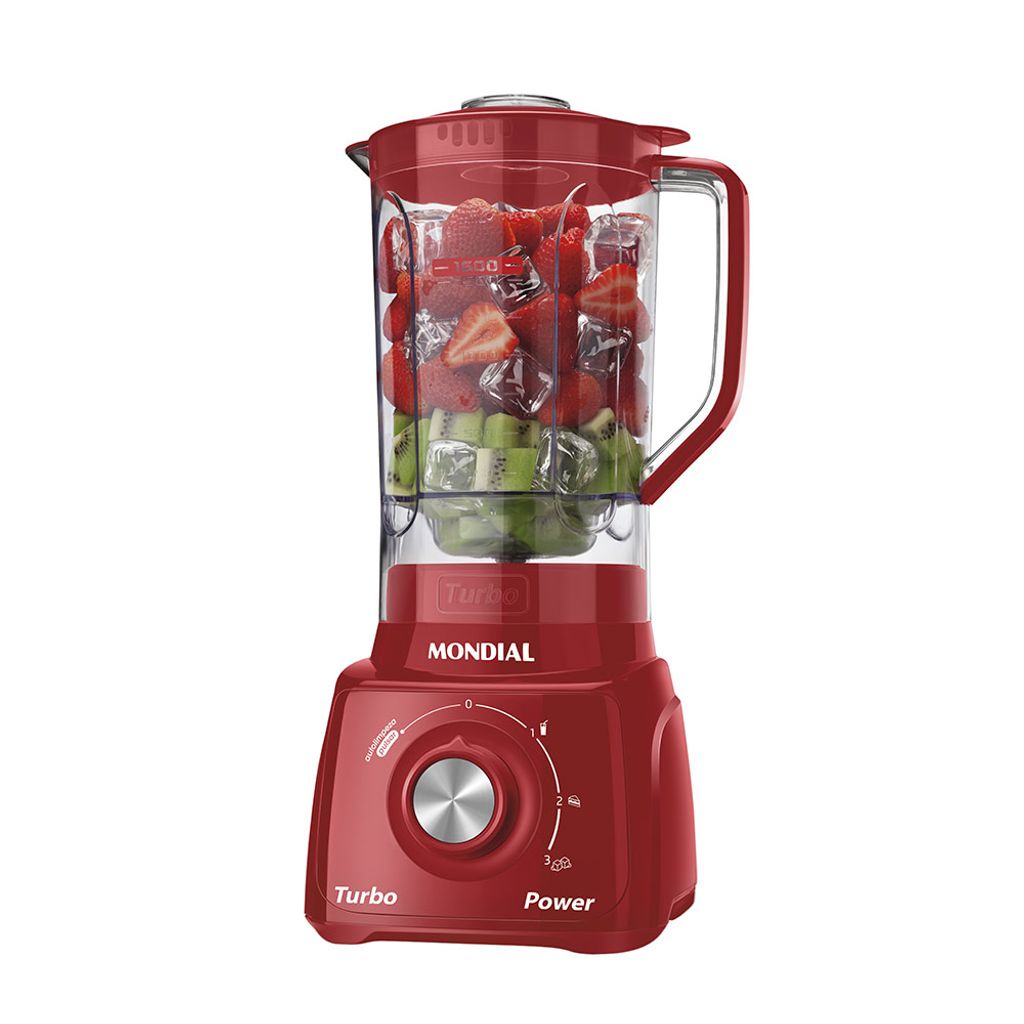 Liquidificador Mondial Turbo Power L-99 FR Vermelho - 220V