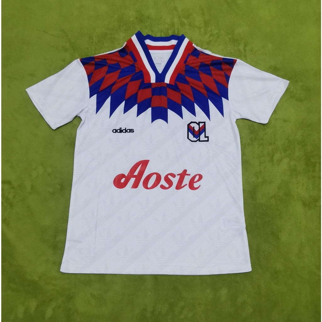 95/96 Lyon Retro Football Jersey De Alta Qualidade