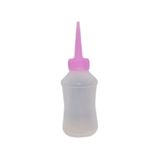 Almotolia Pisseta Plástica Transparente com Bico Reto Colorido com Frasco de 60ml, 100ml, 120ml para Água, Acetona, Álcool, Solvente, Clean, Água destilada, Soro fisiológico, Água termal, Sabonete Liquido, Cola Branca, Molhos Ketchup, Mostarda, Maionese