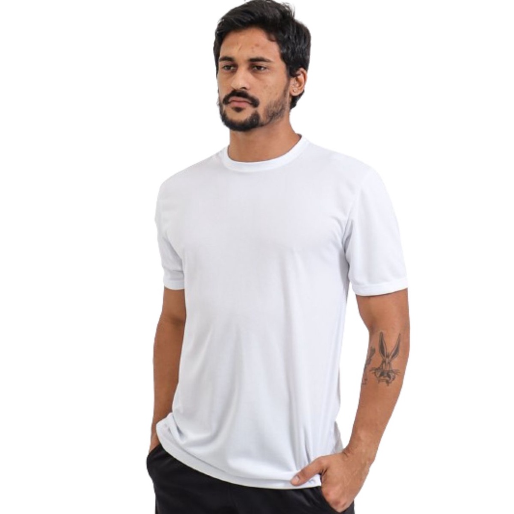 Camiseta Dry-fit masculina treino corrida a academia Alfha Co