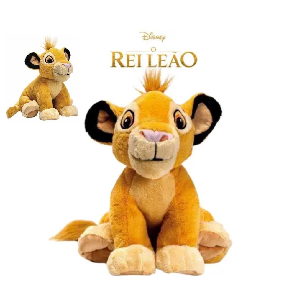 Pelúcia Disney Simba O Rei Leão 30cm 24m+ F0021-8 Fun | Shopee Brasil