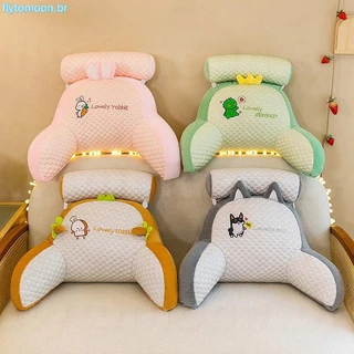 Grande Almofada Destacável Multi-Função De Apoio Lombar Macia Encosto Sofá Cama Brinquedos Recheados Presentes