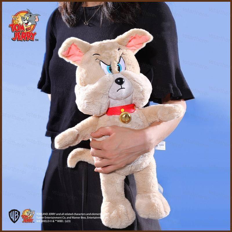 40cm Tom E Jerry Spike Dog Plush Bonecos De Pelúcia Para Crianças Decoração  De Casa Lança Almofada Brinquedos Recheados