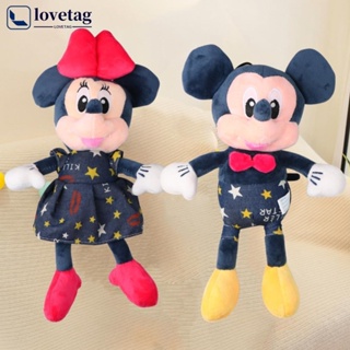LOVETAG 35cm Mickey Mouse Minnie Plush Dolls Animais Brinquedos Recheados De Natal Para Crianças L4M5