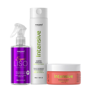 Kit Shampoo e Máscara Intensive e Super Liso