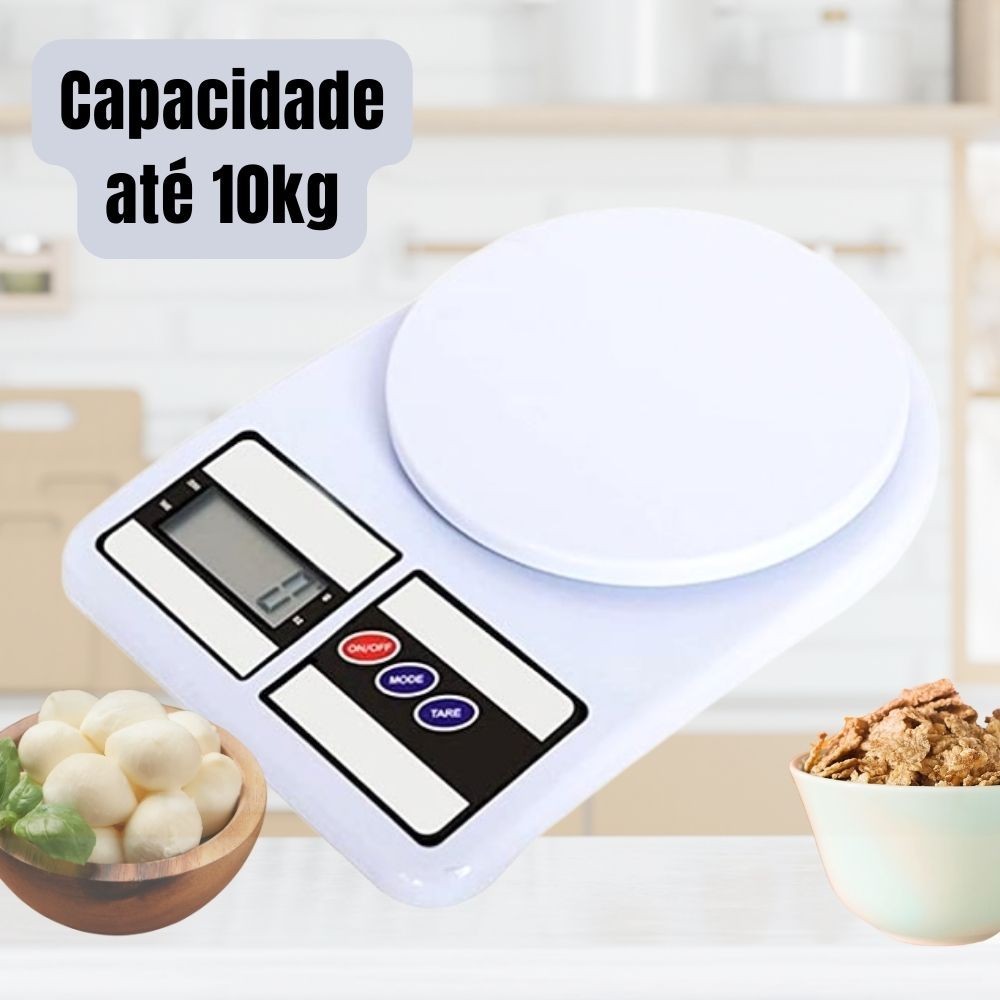 Balança Digital Cozinha Alimentos Precisão Para Receitas Capacidade ...