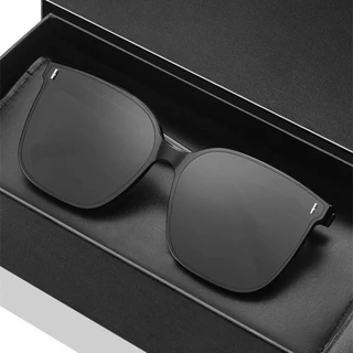 Óculos De Sol Quadrados Da Moda Coreana Mulheres Homens Pregos De Arroz Estilo Retrô Grande Moldura Sombra Selvagem Eyewear