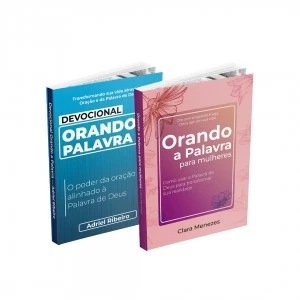 Kit Promessas em Oração - Devocional Orando a Palavra + Orando a palavra para mulheres