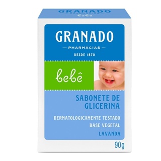 Sabonete Granado Glicerina Bebê Lavanda 90g -Embalagem com 12 Unidades