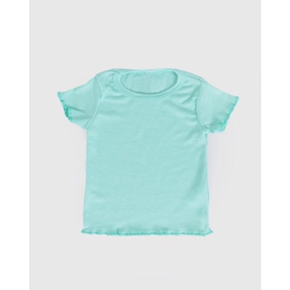 Blusa Bebê Canelada Frufru Verde Claro