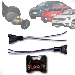 Chicote de Buzina Automotiva Universal Linha Chevrolet Volkswagen Fiat Carro