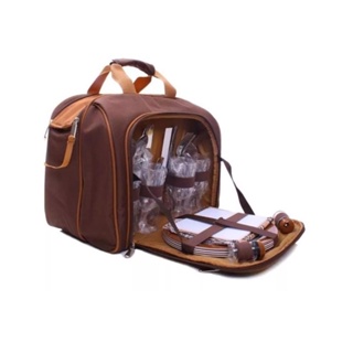 Bolsa Térmica Com Kit Picnic 4 Pessoas - Guepardo