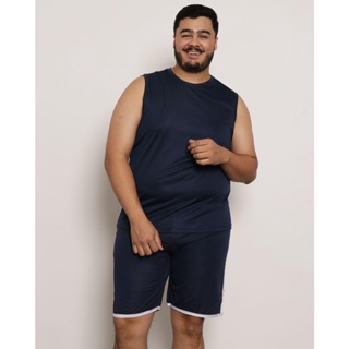 Regata Plus Size Masculina Marinho
