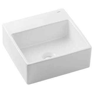 Cuba Celite para Banheiro de Apoio Quadrada Basic Q1 41x41cm com Mesa Branca