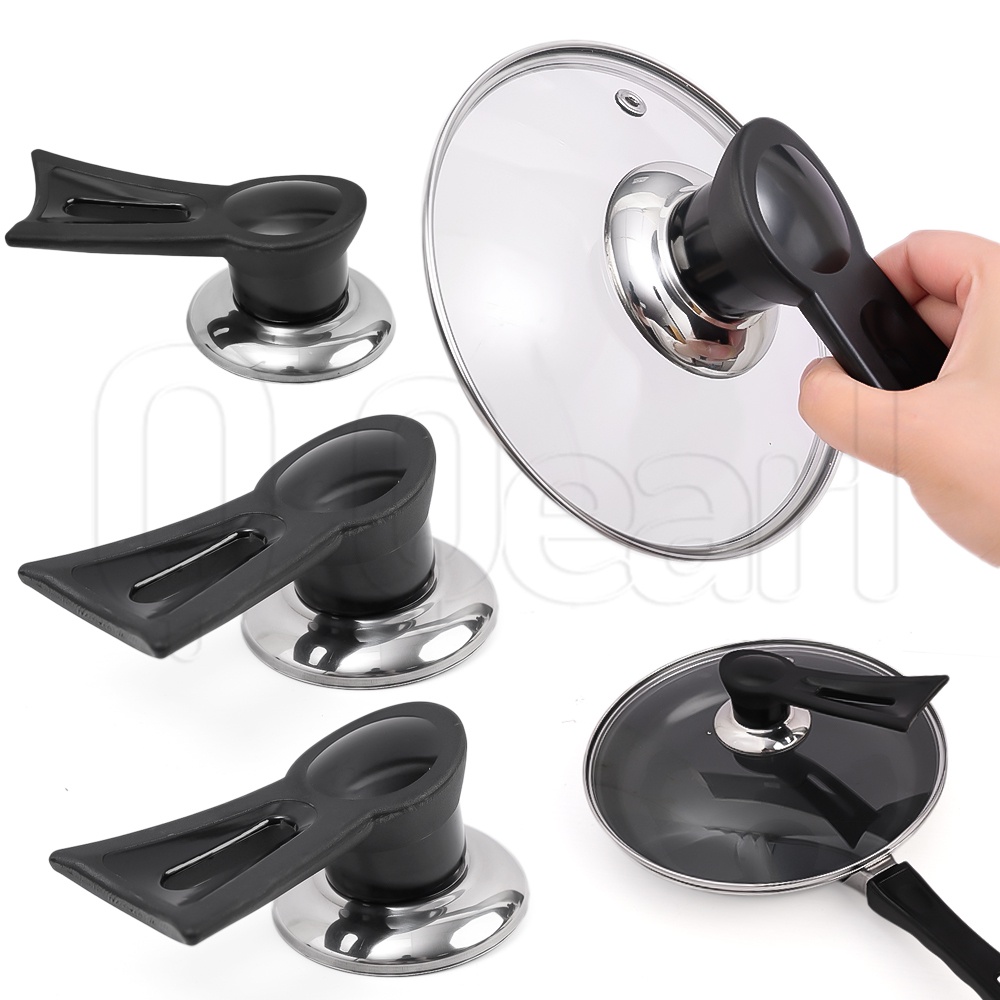 Puxadores Da Tampa Panela De Cozinha Universal/Vidro Doméstico/Puxador Wok De Substituição Vertical Anti-Calcário Durável