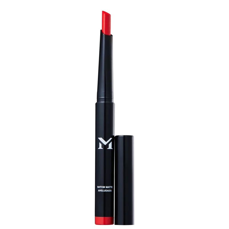 Batom Matte Aveludado Mayana Beauty 300 No Regrets Vermelho