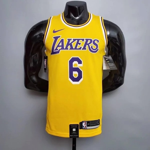 Regata Lakers Amarela Edição NBA 2023/24 Lebron James MAIS VENDIDA - ENVIO IMEDIATO