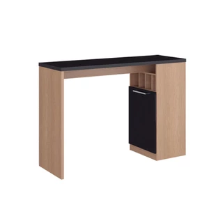 Balcão Bancada Cozinha Ditália Aspen Cv/Preto CD-143