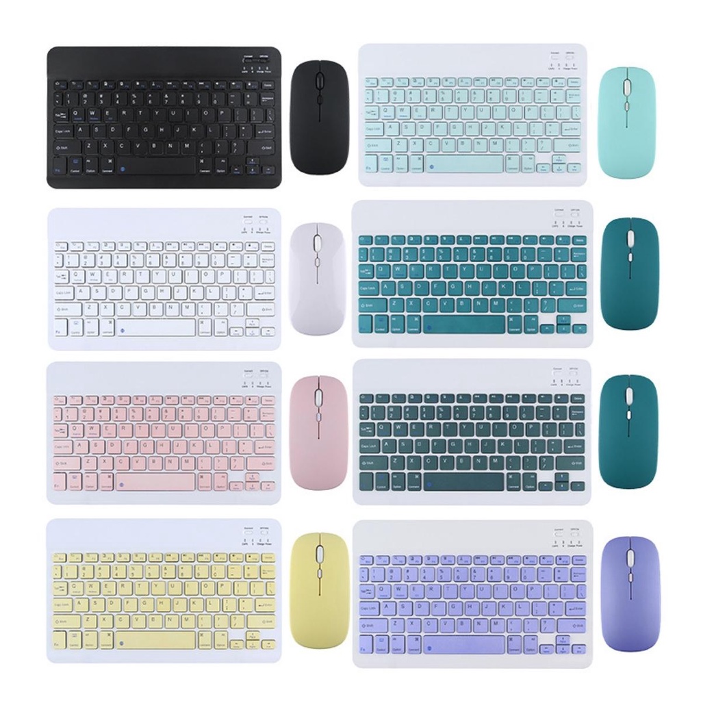Kit Teclado Magnético + Mouse Sem Fio Para Samsung Tab S7 11 T876 T870