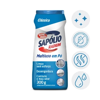 Limpador Saponaceo Classico Po Sapólio Radium Bombril 300G