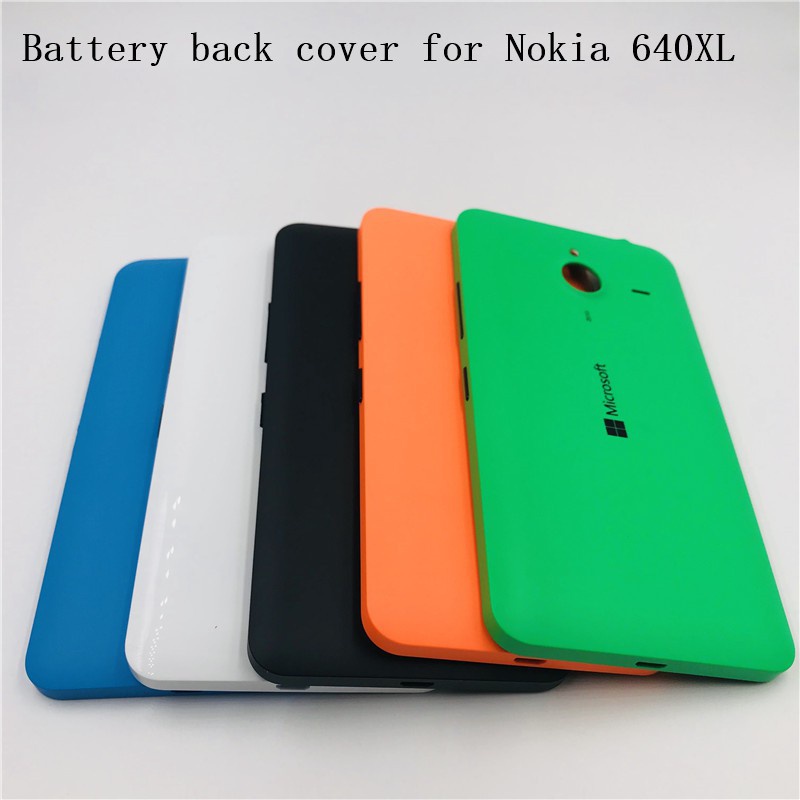 Tampa Traseira Da Caixa Para Nokia Lumia 640XL Bateria Com Botões Laterais