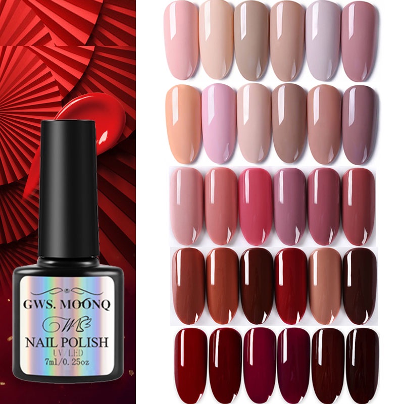 7ml De Esmalte UV Gel De Moda Feminina Polimento Manicure Glitter Ouro Para Arte Das Unhas
