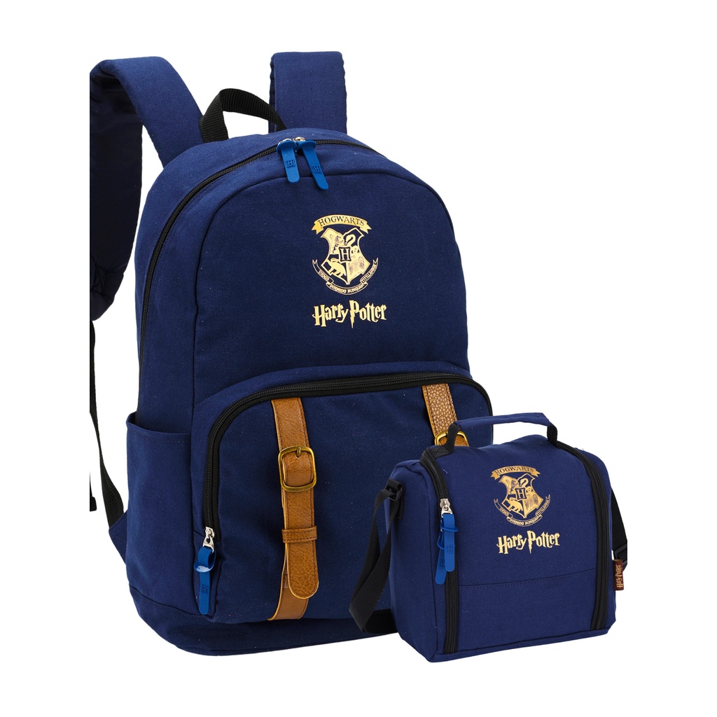 Kit Escolar Harry Potter Mochila de Costas + Lancheira AZ | Shopee Brasil