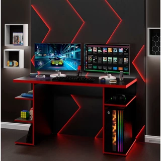 Mesa para Computador Escrivaninha Gamer Mdp 135x60 Netmobil