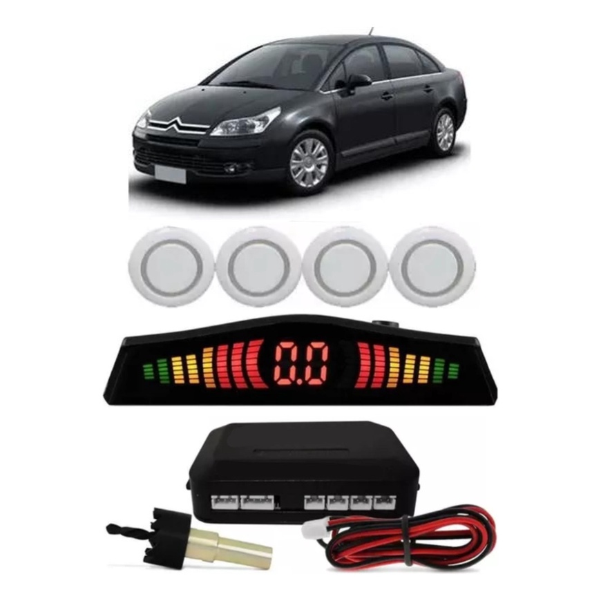 Sensor De Re Estacionamento C4 Pallas 4 Sensor Bip Sonoro