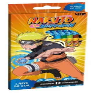 LAPIS COR NARUTO CJTO 12 CORES em Oferta na Shopee