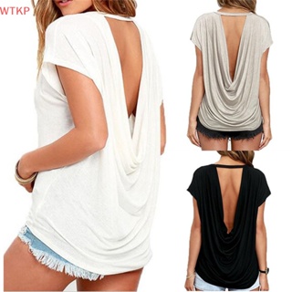 callico concept - Backless shirt, blusa com decote nas costas