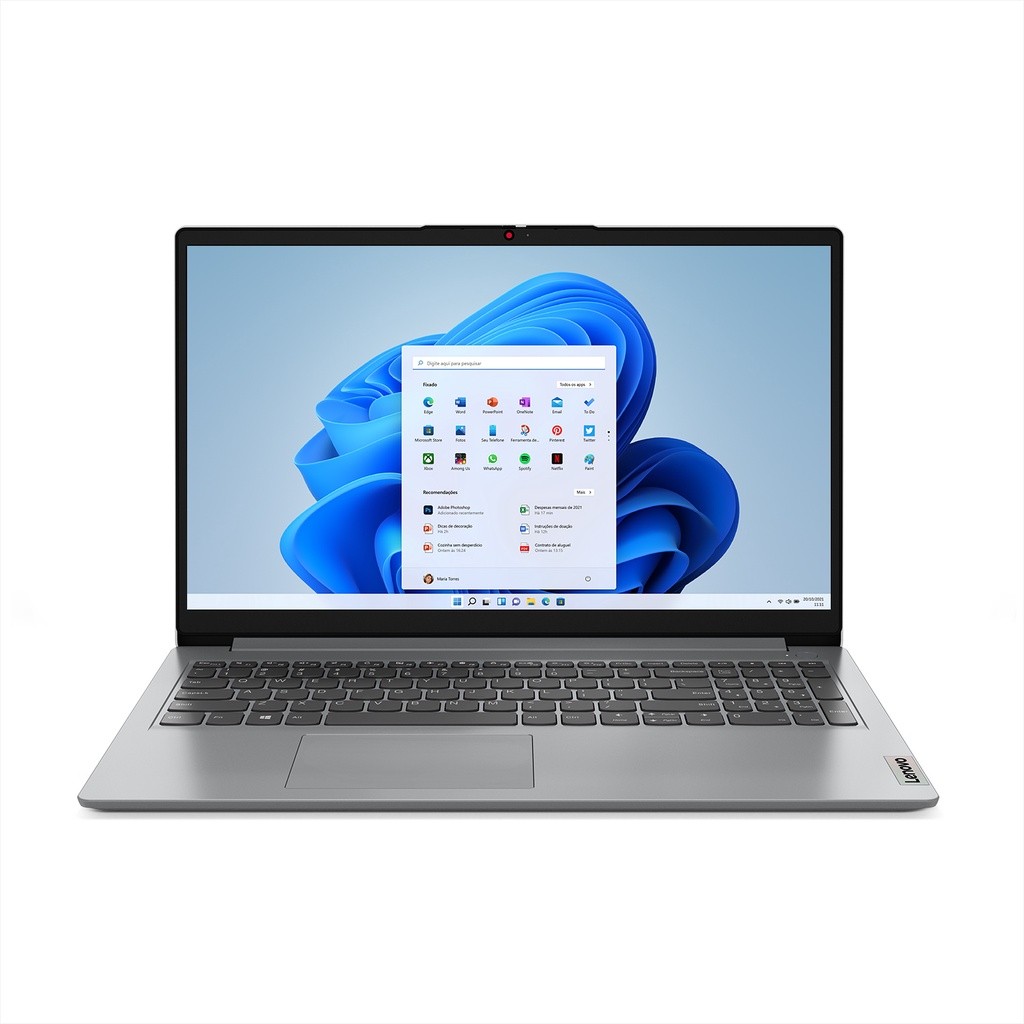 Notebook Lenovo IdeaPad 1i i5-1235U 8GB 512GB 15.6" W11 - 82VY000QBR