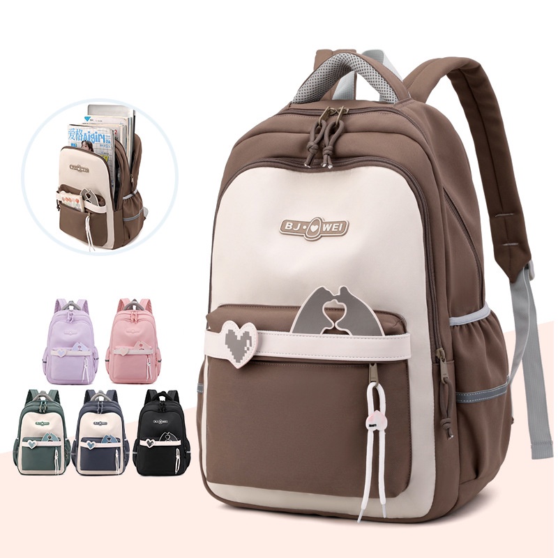 Bolsas Escolares Femininas Para Adolescentes Mochila Estudantes Do Meio ...