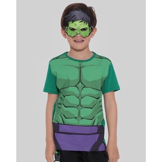 Camiseta Infantil Hulk Marvel Verde