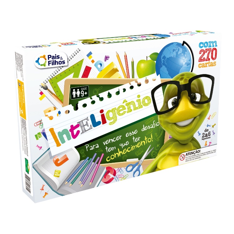 Jogo Inteligenio -270 Cartas Tabuleiro Crianca Inteligente | Shopee Brasil