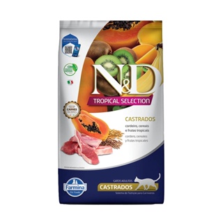 Ração N&D Tropical Selection para Gatos Castrados Cordeiro 400g
